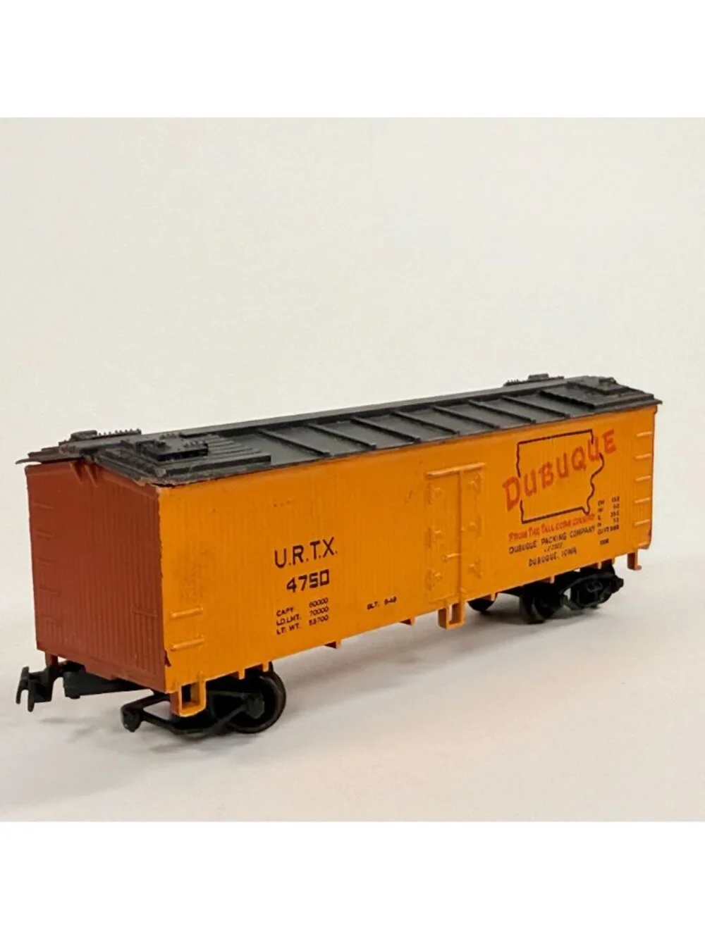 HO Scale Train Cars Lot Of 5 W Caboose C&O Hopper Clinchfield Swift & Dubuque